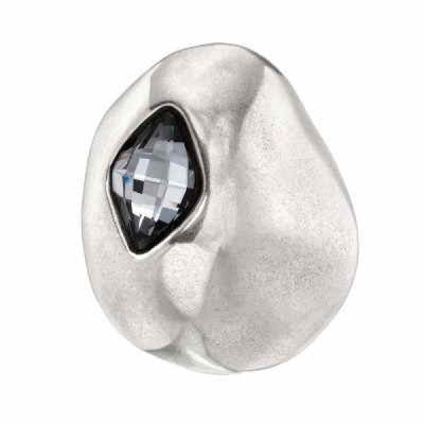 Moon Silver Ring | Swarovski Crystal 