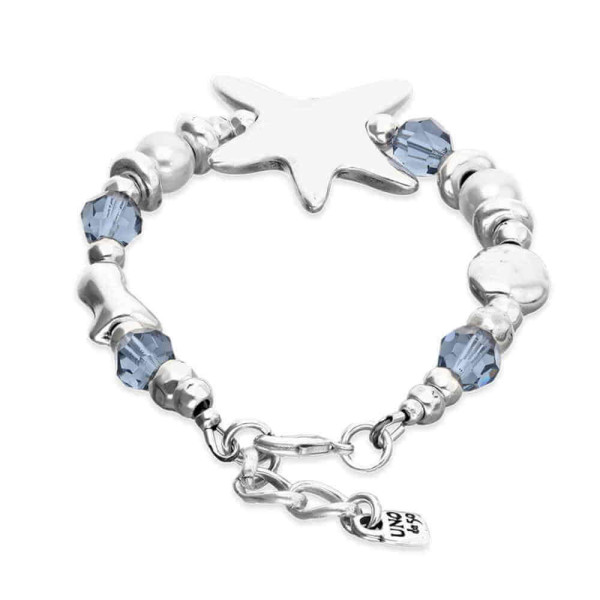 Bracelet Perles Bleu Étoile de Mer