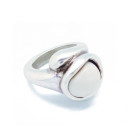 Resin Stone Ring White