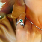 Turquoise Double Ring - Sol