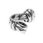 Knot Silver Ring - Naked