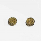 Button Ear Studs - Gold