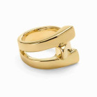 Skulpturaler Gold-Statement-Ring