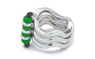 Bague avec pierres de resine