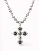Long Ball Pearl Silver Necklace