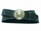 Leather Belt with Hammer Optic