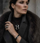 Leather Necklace Silver Pendant