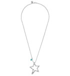 Collar colgante estrella turquesa perla