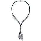 Collier Boho Cuir Colgantes Cuentas