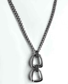 Chain Necklace Pendant 2 Creoles