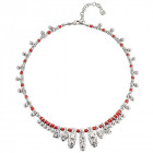 Collier pierres corail