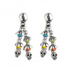 Pendientes Colorido con Calavera - Oaxaca