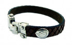 Snake skin leather bracelet