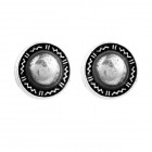 Boucles d'oreilles rond argent