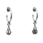 Silver Earrings - Karma