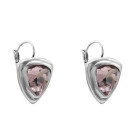 Pendientes Cristal Morado triangular