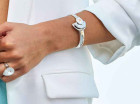 Jonc Argent Cristal - Mrs Begum