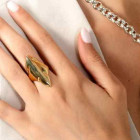 Feather Gold Ring