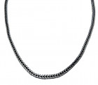 Silver link necklace 50 cm