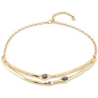 Collier ras du cou en fil d'or