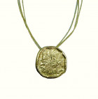 Collar moneda de oro