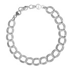 Collier Maillons Grands Argent