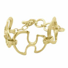 Irregular Gold Link Bracelet - Troncal