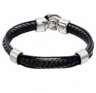 Bracelet Homme Cuir Tressé Fin