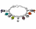 Bracelet Breloques Multicouleur Chat et Chien