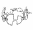 Armband mit Silbergliedern - Inimitable