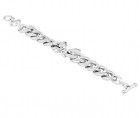 Curb Chain Silver Bracelet