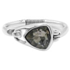 Round Silver Cuff Bangle