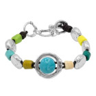 Blueish green colored Murano Glass