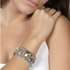 Multicolored Murano Glass Bracelet