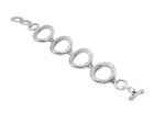 Bracelet Chaine Maillons Rondes Argent