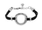 Lederarmband Kreis-Mittelstück
