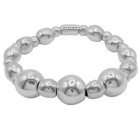 Pulsera con perlas de plata