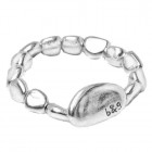 Bracelet Chunky Silver Beads