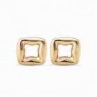 Square Gold Earrings - Femme Fatale
