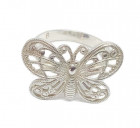 Schmetterling Silber Ring
