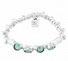 Bracelet Cristaux Jade Vert - Esperanza