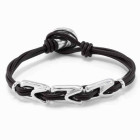 Bracelet homme cuir et maillons