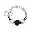 Chain Bracelet & Large Pearls