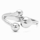 Bracelet Trois Boules Argentées