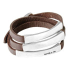 Bracelet Cuir 3 Tours - Blackout