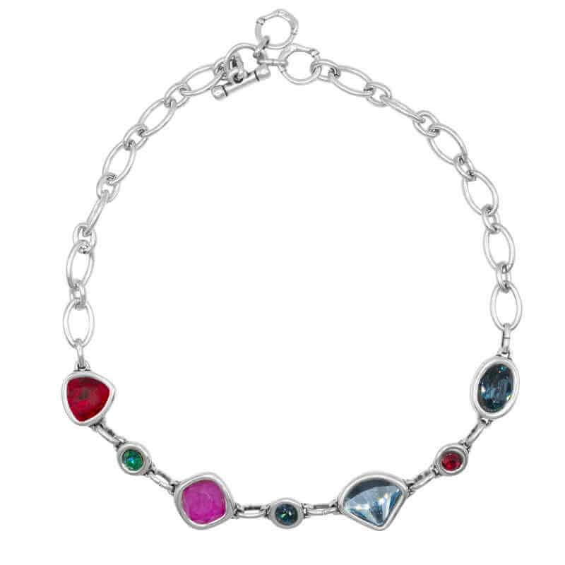 Ciclon Collier Court Cristal Multicolore